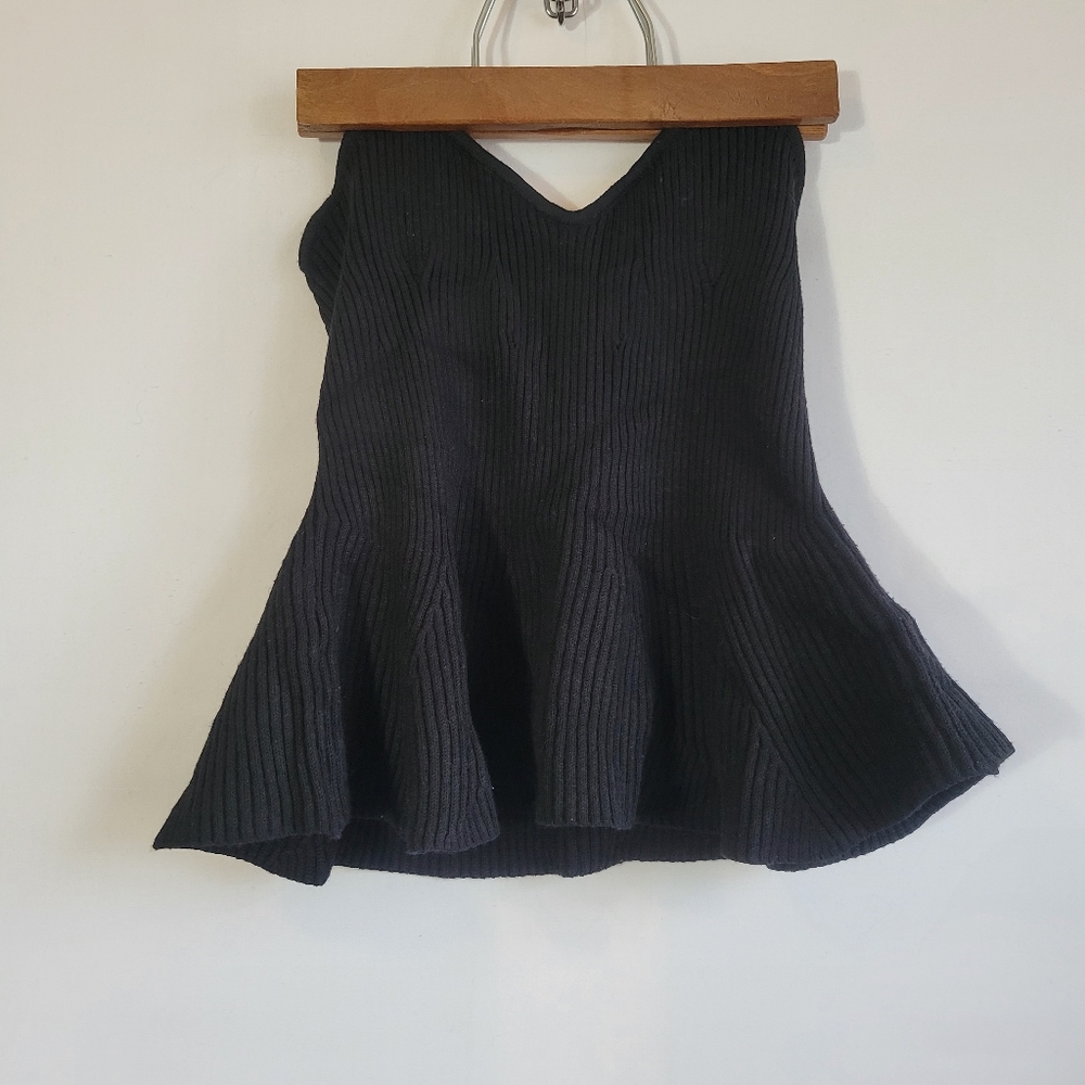 Dynamite Black Strapless Top - Picture 2 of 3
